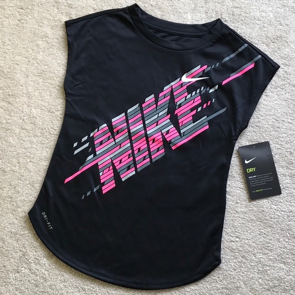 NIKE GIRLS’ SHORT SLEEVE TEE - Picture 2 of 5